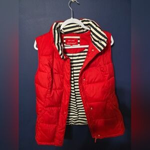 Red Per Una Stormwear Puffer Vest - Size M